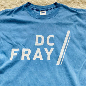 DC Fray Washington DC Bud Light Balance Gym Blue Cotton Tee Shirt Sz Medium